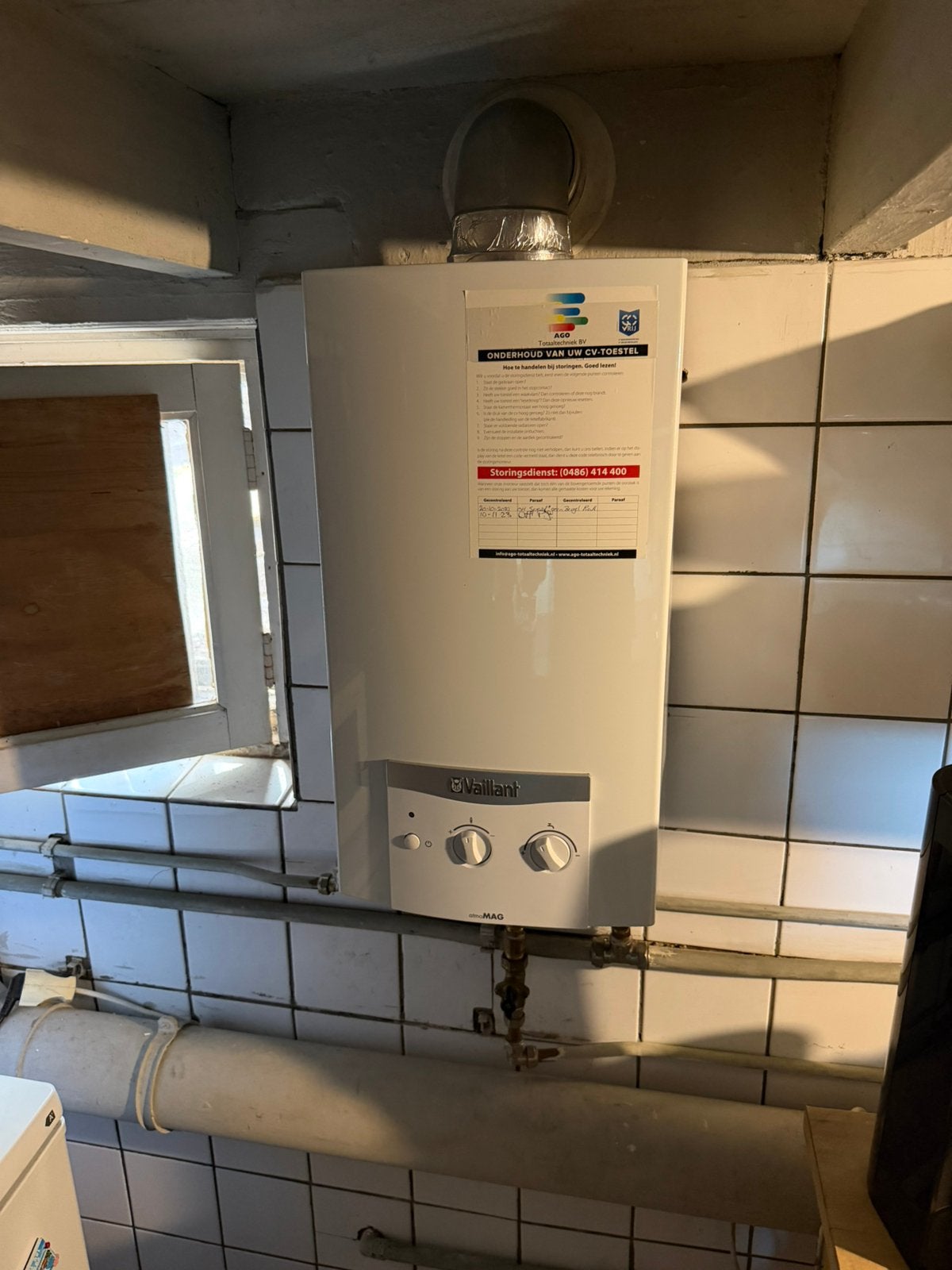 Geiser Vaillant, Ophalen, Aardgas, Geiser, Zo goed als nieuw