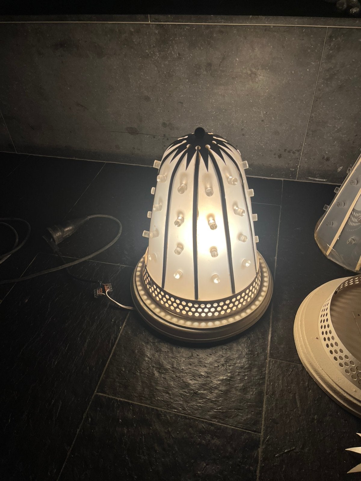 Antieke plafondlamp, plafondlamp, Ophalen of Verzenden, Gebruikt