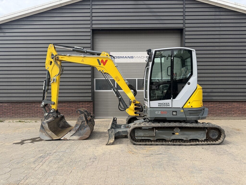 Wacker Neuson EZ50 rupsgraafmachine €835 LEASE - AIRCO slo, Graafmachine