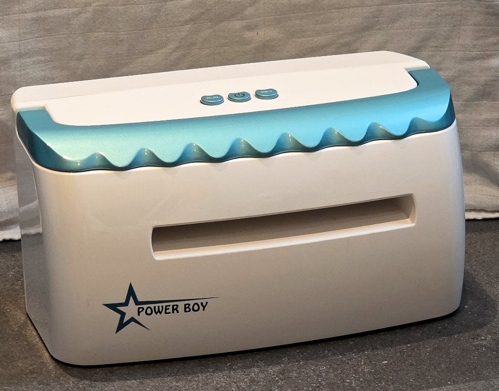 Nellies Choice Powerboy A5  stans- en embossingmachine, Hobby en Vrije tijd, Geschikt voor karton, Ophalen of Verzenden, Zo goed als nieuw