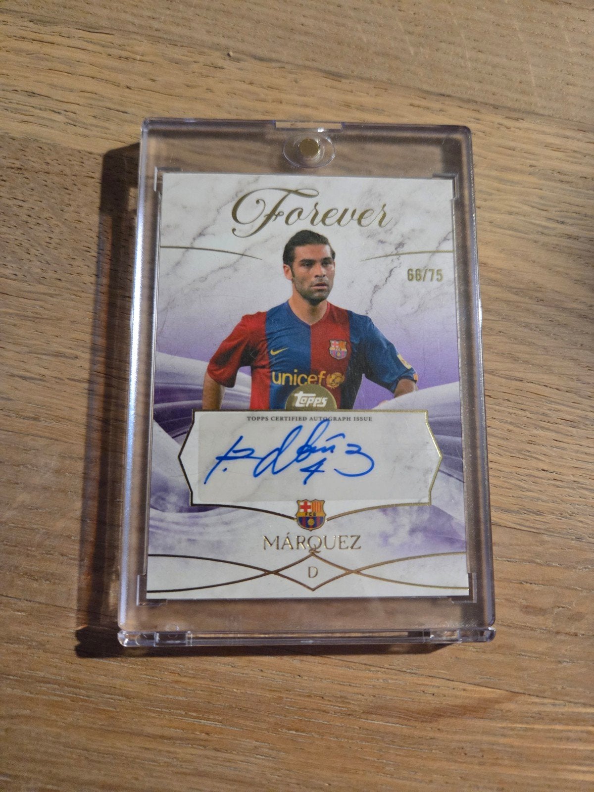 Forever Topps Barcelona auto 2025-26 Marquez legend, Ophalen of Verzenden