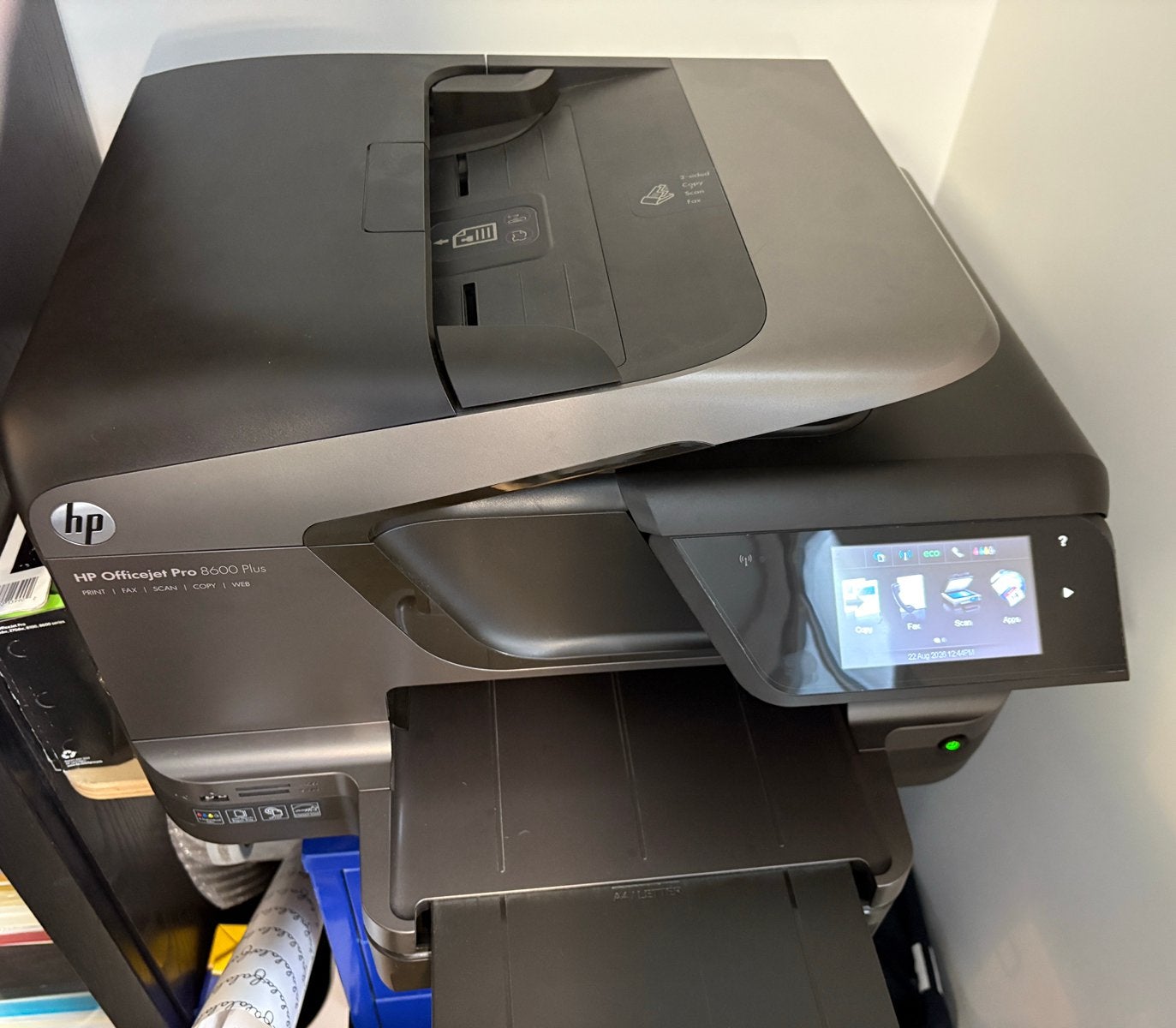 hp officejet pro 8600 plus, Ophalen, Inkjetprinter, Draadloos, Zo goed als nieuw