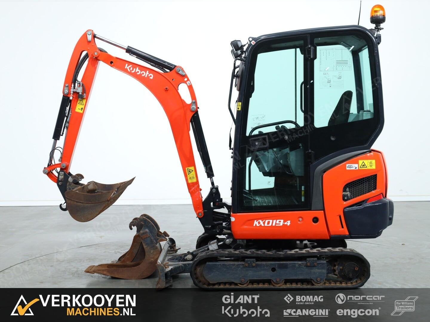 2022 Kubota KX019-4 VK10538, Zakelijke goederen, Machines en Bouw | Kranen en Graafmachines, Graafmachine