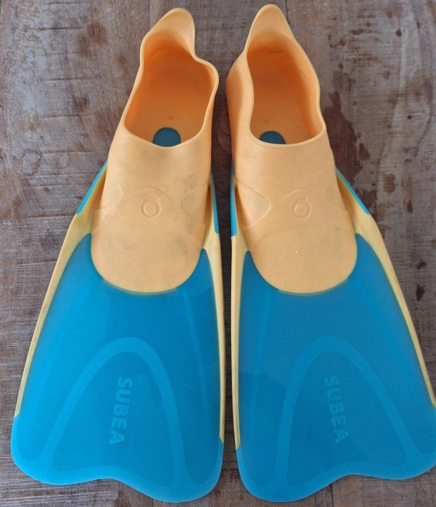 Flippers maat 34-35, Ophalen of Verzenden, Zo goed als nieuw, Snorkelvinnen