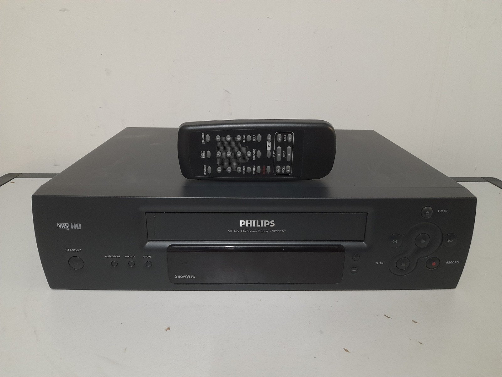 philips videorecorder VR 165, Ophalen of Verzenden, Gebruikt, VHS-speler of -recorder