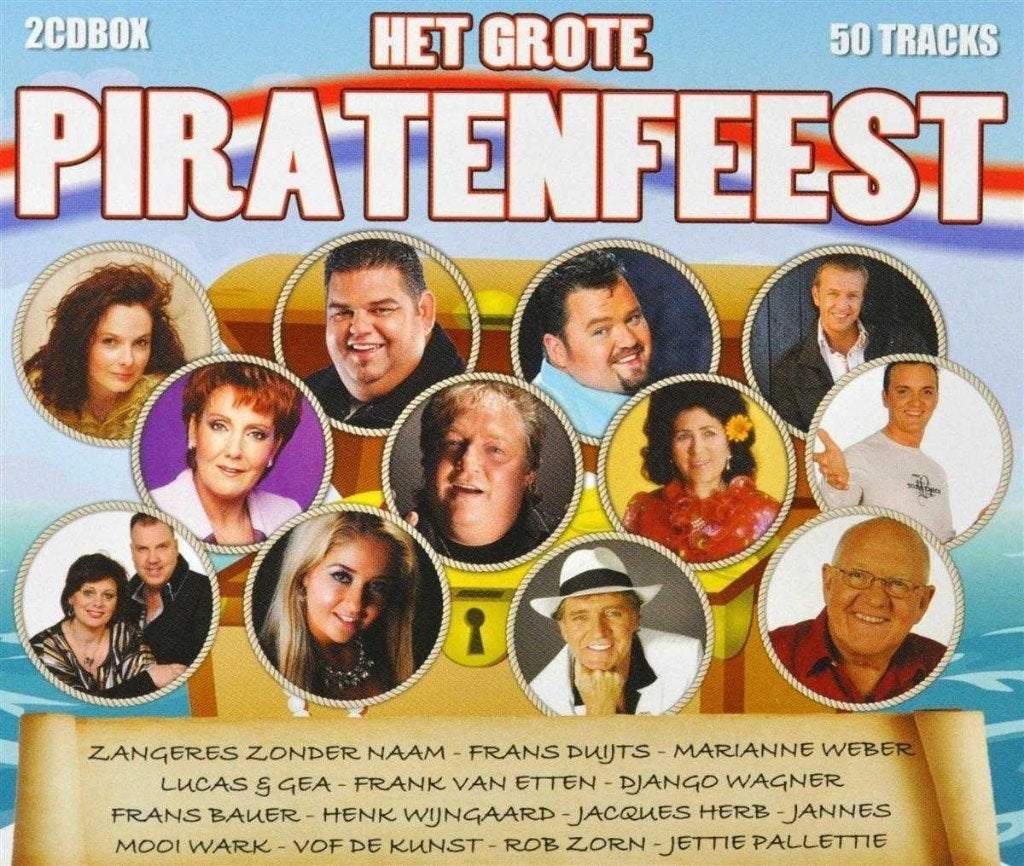 Various Artists - Het Grote Piratenfeest 2XCD, Verzenden, Zo goed als nieuw, Pop, Album
