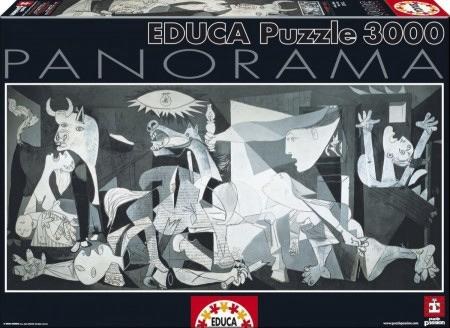 Educa Pablo Picasso - Guernica - 3000 stukjes  Panorama, Ophalen of Verzenden, Meer dan 1500 stukjes, Nieuw, Legpuzzel