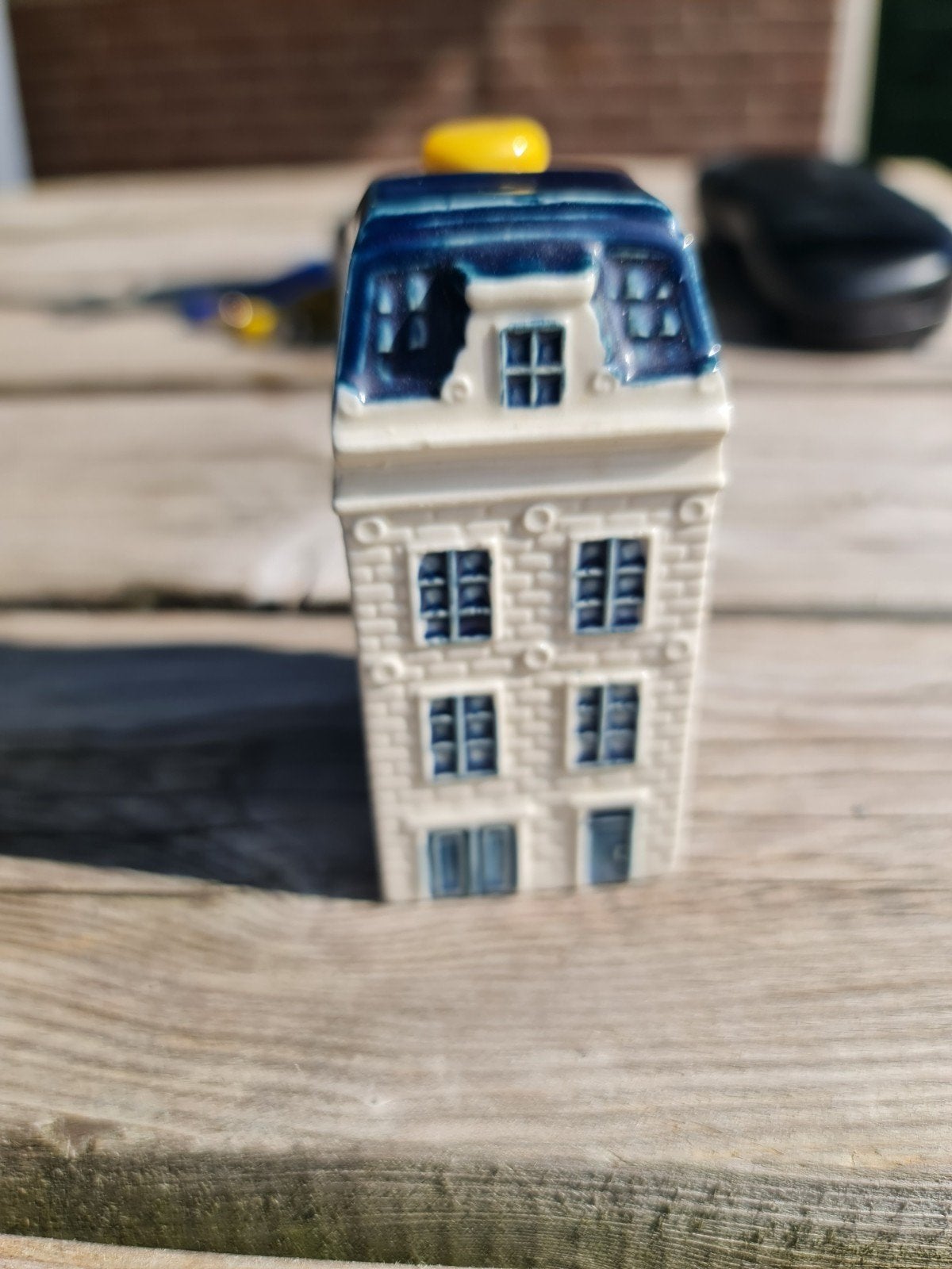 KLM Huisje 43 Bols Delfts Blauw, Verzamelen, KLM Huisjes, Ophalen of Verzenden, Zo goed als nieuw, 41 t/m 60, Gevuld