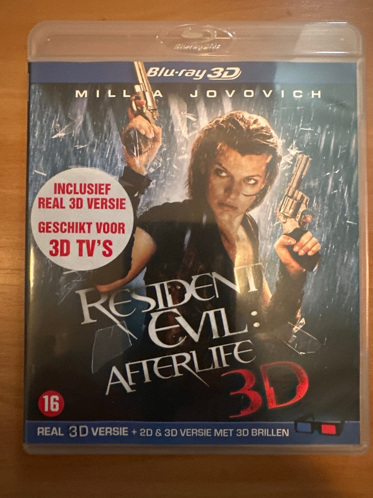 Resident Evil: Afterlife 3D Blu-ray - Inclusief 2D & 3D vers, Vanaf 16 jaar, Nederlands, Film, Actie