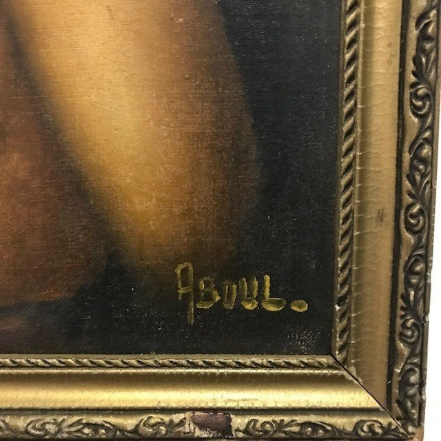 Schilderij, portret van een mooie Balinese/Javaanse vrouw, Antiek en Kunst, Paneel, Overige stijlen, Portret of Personen, Ophalen of Verzenden