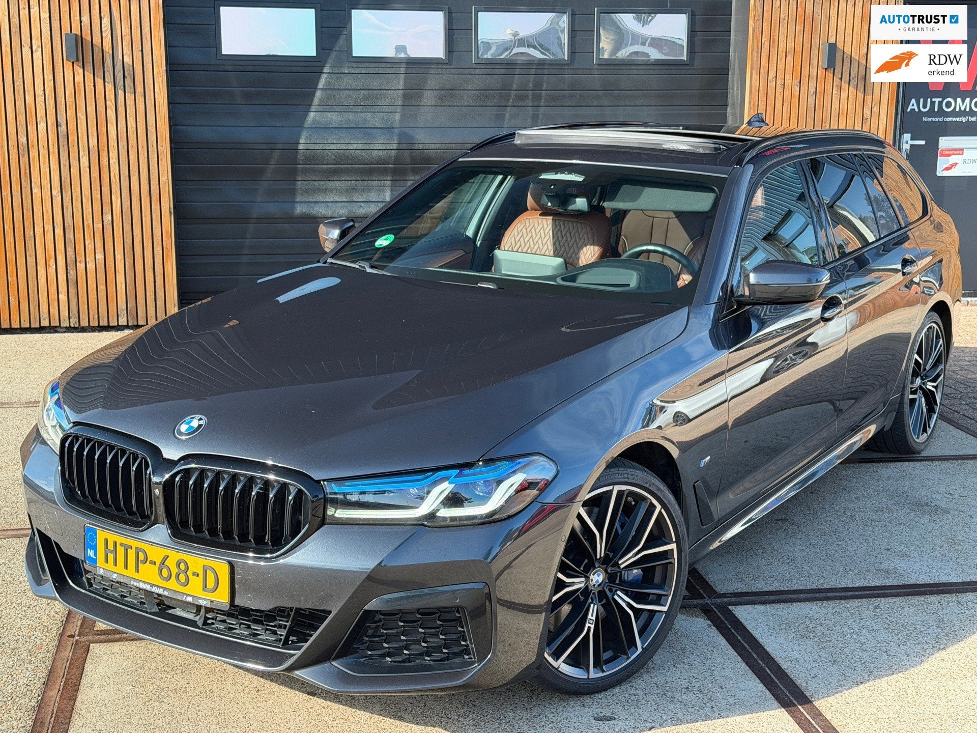 BMW 5-serie Touring 540d xDrive High Executive M-Sport / Led, Auto's, Automaat, Gebruikt, Euro 6, 2993 cc