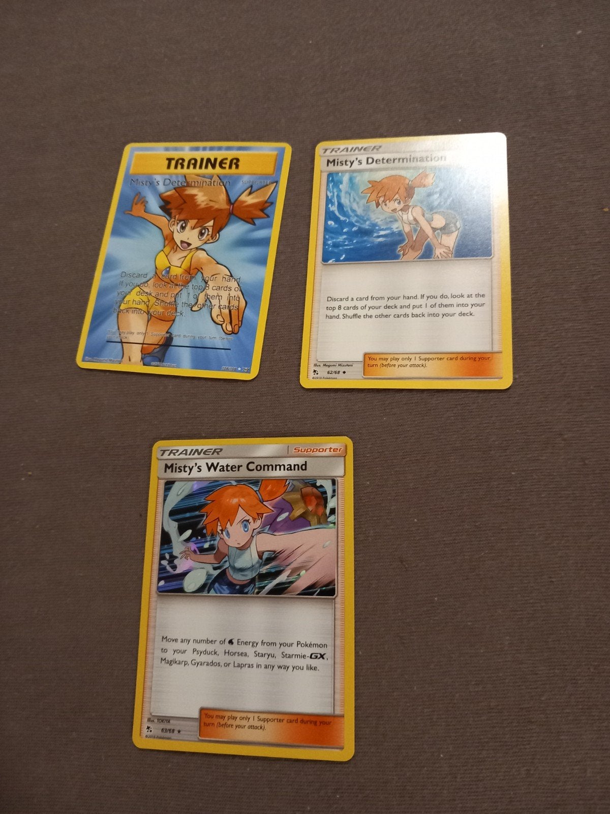 misty, Ophalen of Verzenden, Zo goed als nieuw, Meerdere kaarten, Foil