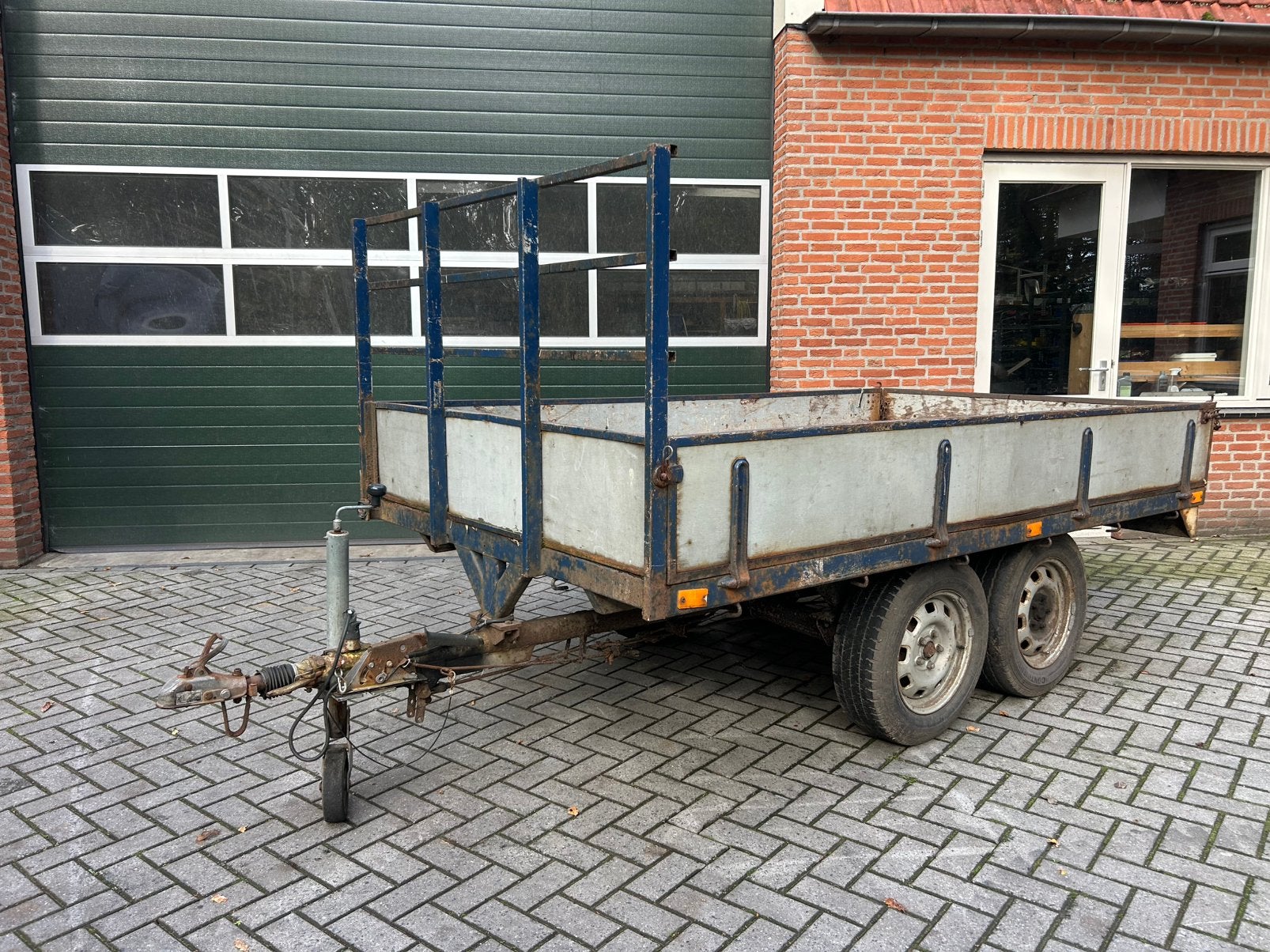 Plateau aanhangwagen/ opknapper!, Auto diversen, Ophalen, Zo goed als nieuw