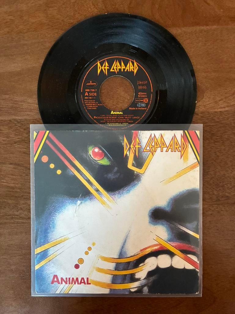Def Leppard - Animal, Cd's en Dvd's, Vinyl Singles, Ophalen of Verzenden, 7 inch, Single