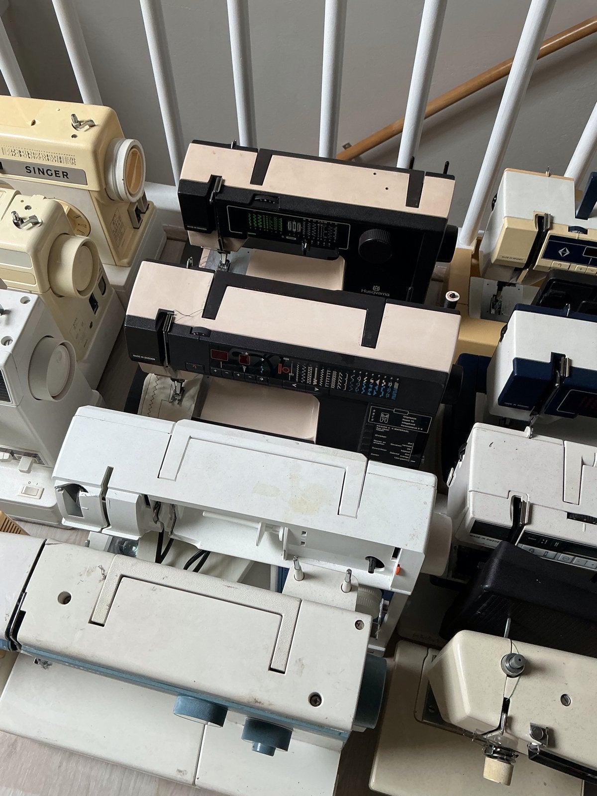 Partij naaimachines - Diverse merken en modellen, Ophalen, Gebruikt, Naaimachine, Overige merken