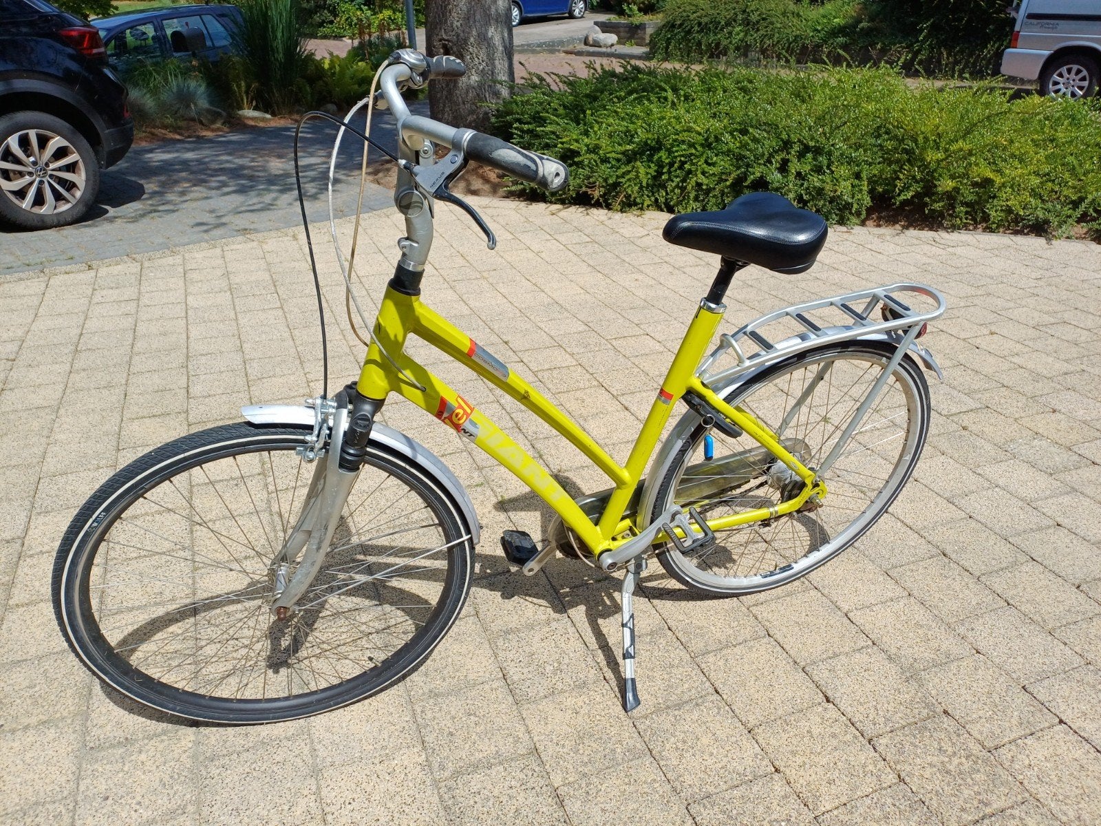 fiets, Fietsen en Brommers, Fietsen | Dames | Damesfietsen, Ophalen, Gebruikt, Velgrem, Versnellingen