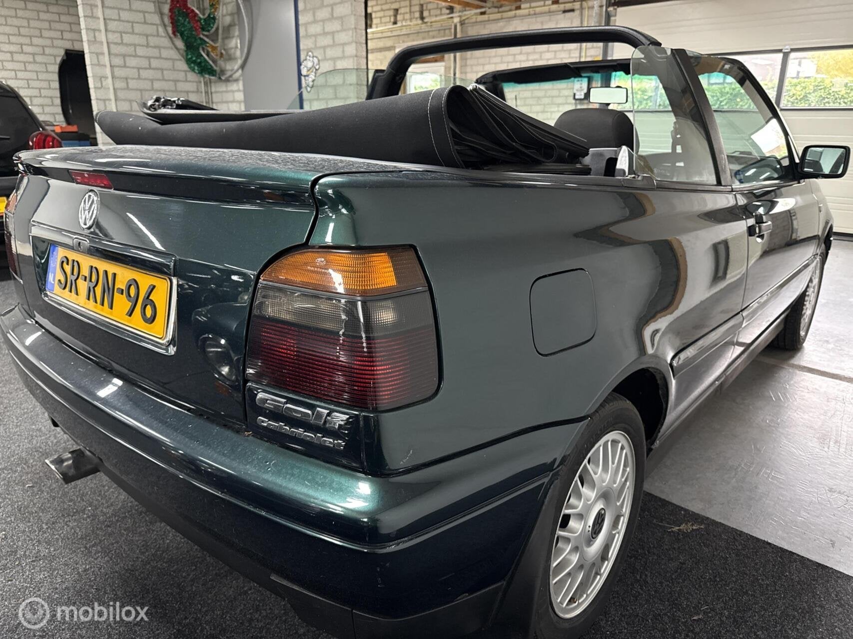 Volkswagen Golf Cabrio 1.8 Karmann | 1998 | BBS | Nieuwe Kap, Auto's, Gebruikt, Zwart, 4 cilinders, Cabriolet