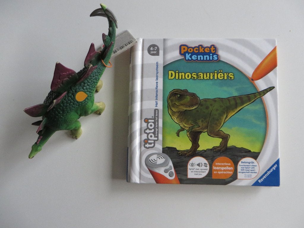 Tip Toi Dinosurussen met boek en 2 dieren, Ophalen, Zo goed als nieuw, Taal en Lezen, Met geluid