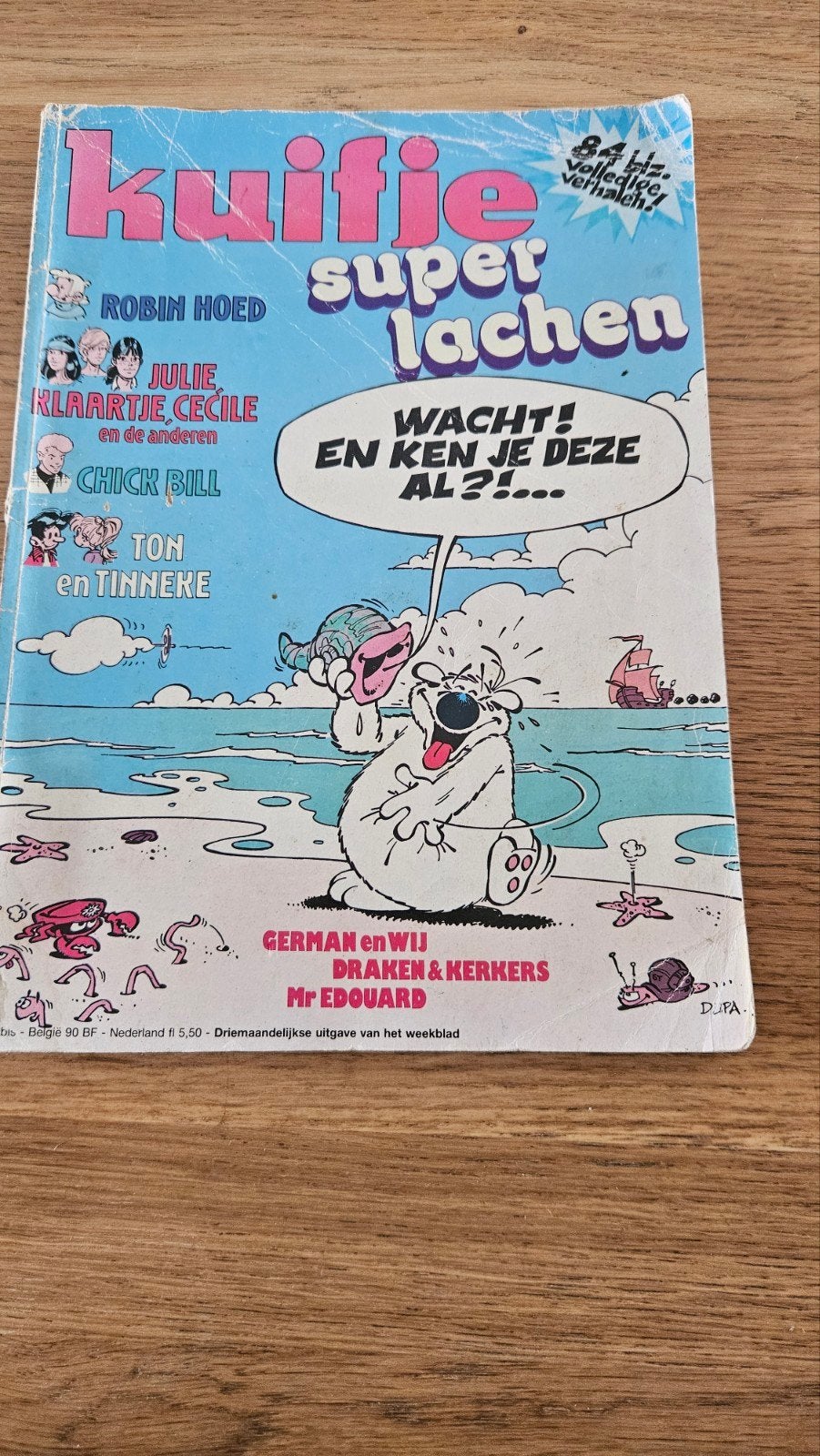 Kuifje Super Lachen stripalbum, Boeken, Eén stripboek, Ophalen of Verzenden, Gelezen
