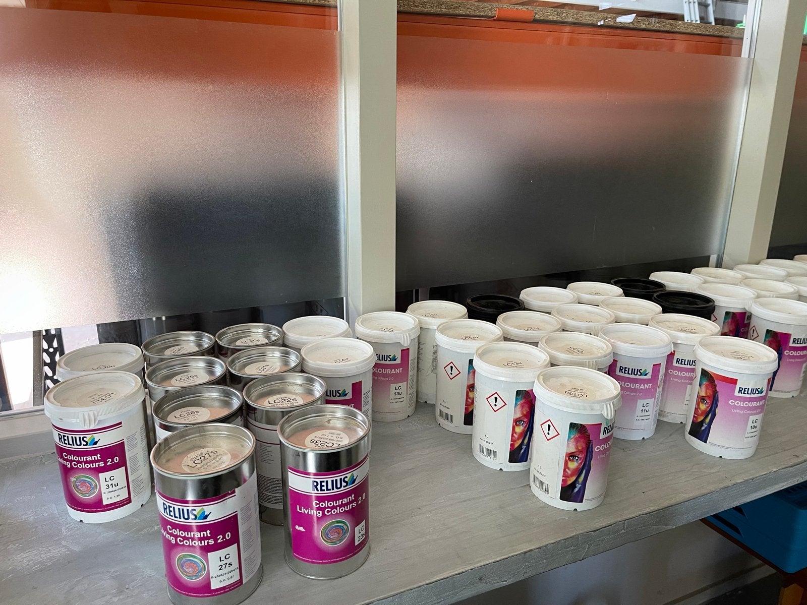 Relius Mengpasta voor Mengmachine - Diverse Kleuren (49L), Overige kleuren, Nieuw, Ophalen of Verzenden, Verf