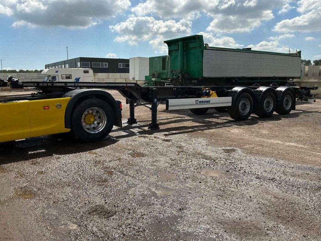 2023 Krone Container chassis voor 40FT, Auto's, Vrachtwagens, Bedrijf, Aanhangers en Opleggers, Overige brandstoffen, Origineel Nederlands