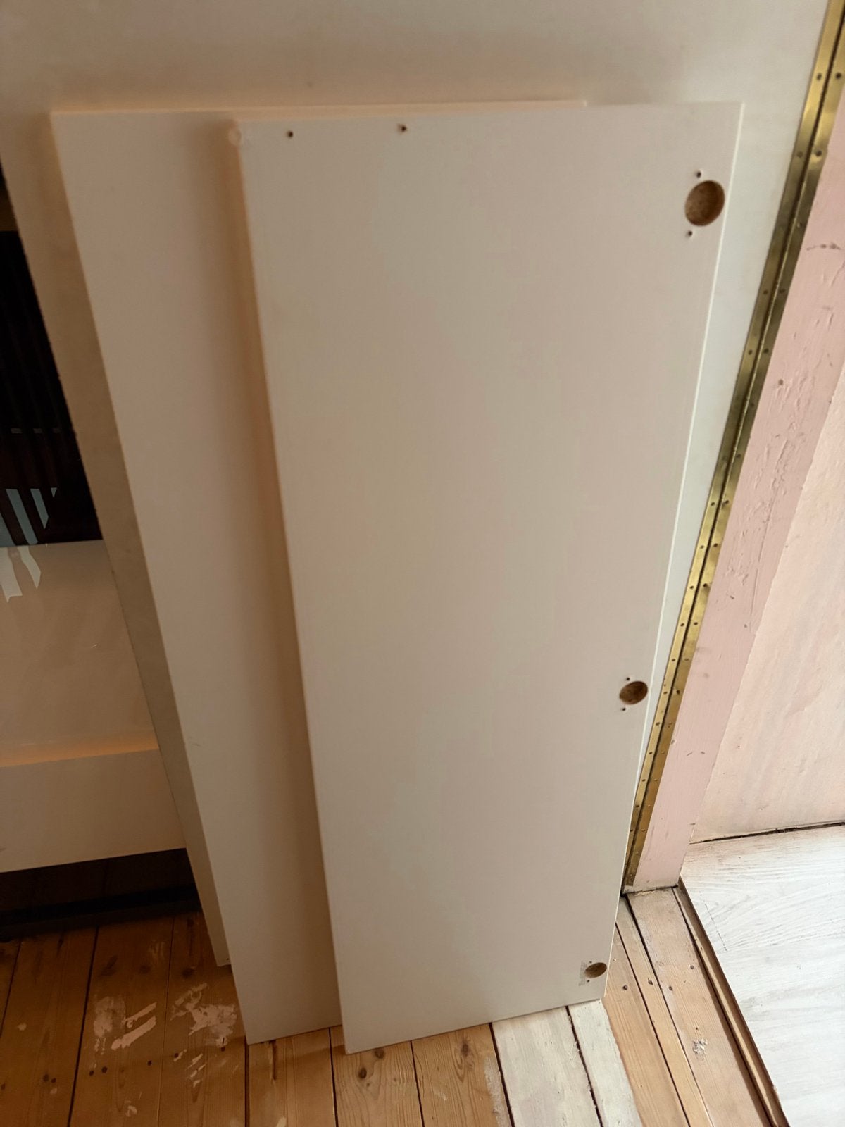 Witte kastplank/deur (120x40 cm) platsa, Ophalen, Met plank(en), Minder dan 50 cm, Gebruikt