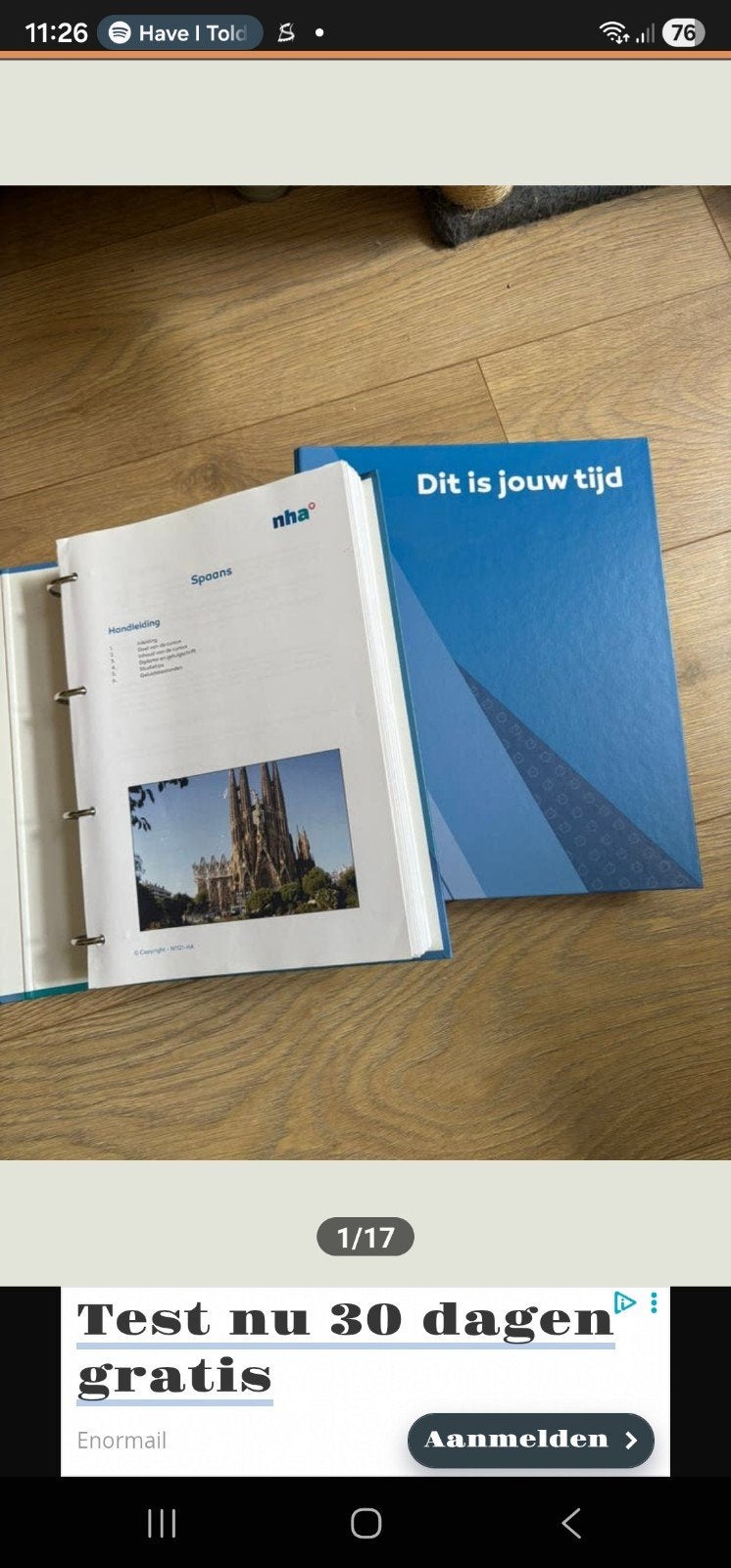 NHA Cursus Spaans + Wolters Woordenboek & Beeldwoordenboek, Verzenden