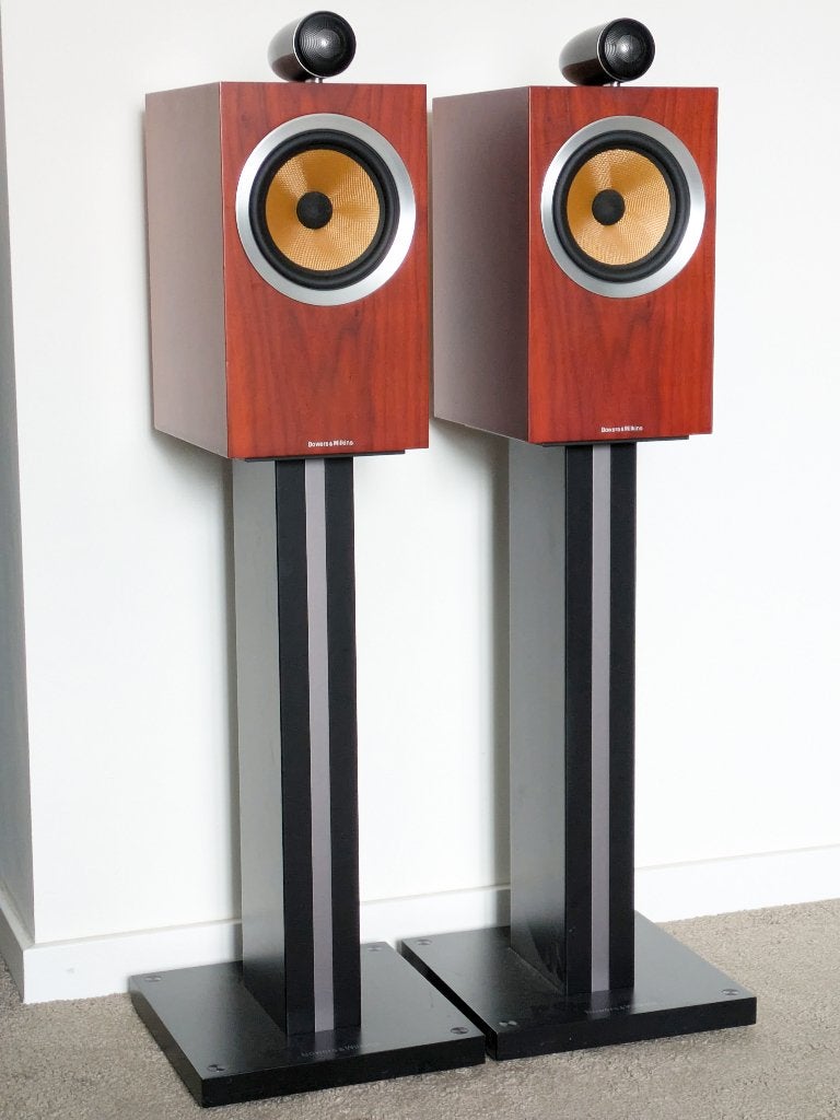 Bowers & Wilkins B&W CM6 S2 - Rosenut - met originele stands, Audio, Tv en Foto, Luidsprekers, Ophalen of Verzenden, 60 tot 120 watt