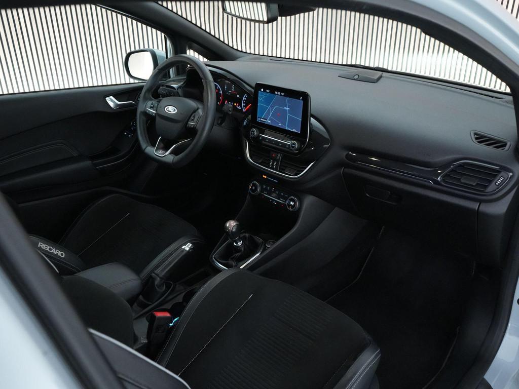 Ford Fiesta ST-3 1.5 200pk |perfect onderhouden|B&O|Apple Ca, 1188 kg, Leder en Stof, Bedrijf, Handgeschakeld