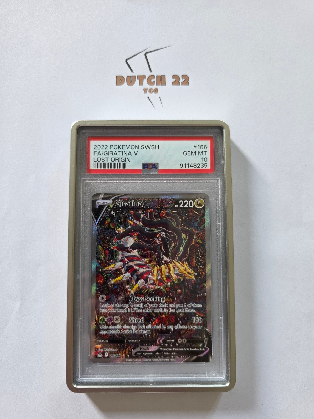 Giratina V Lost Origin PSA10 #186, Ophalen of Verzenden, Nieuw