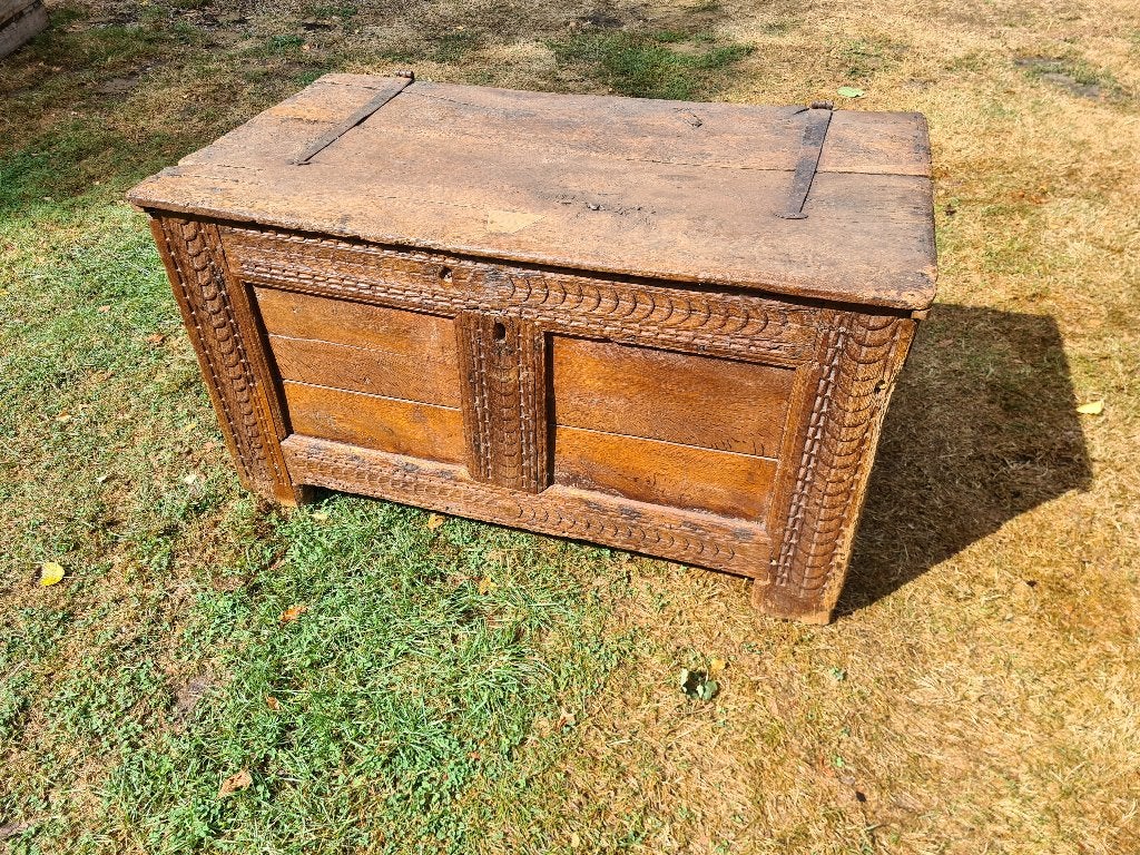 antieke 17e eeuws (scheeps) kist, Huis en Inrichting, Woonaccessoires | Kisten, Ophalen, Minder dan 50 cm, Gebruikt, 50 tot 100 cm