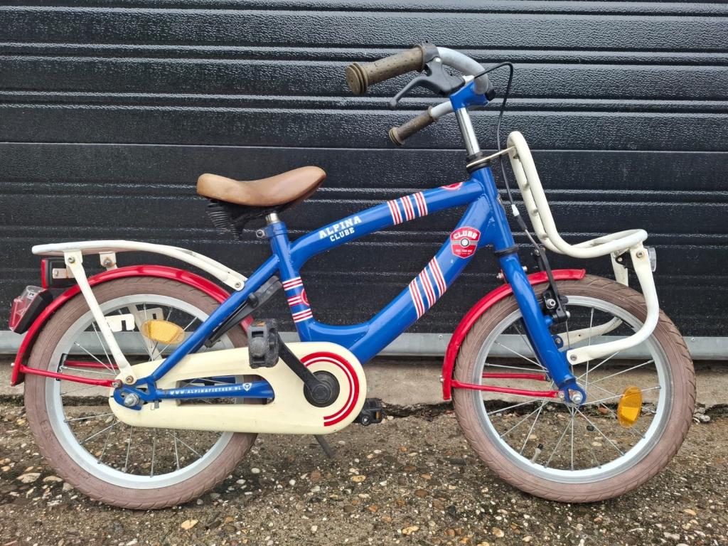 Alpina club 16 inch jongensfiets, Fietsen en Brommers, Fietsen | Kinderfietsjes, 16 tot 20 inch, Alpina club, Niet ingevuld, Zo goed als nieuw