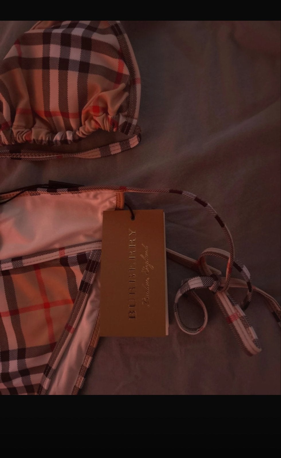 Burberry bikini nieuw met prijskaartje maat M, Ophalen of Verzenden, Nieuw, Beige, Bikini