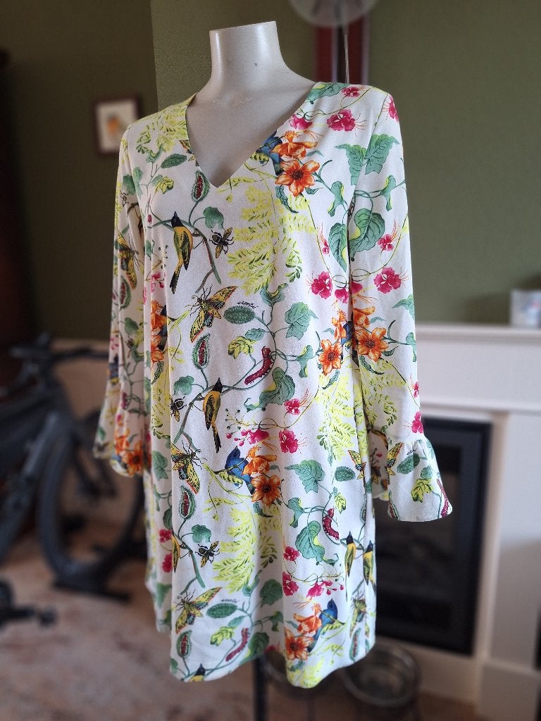 Essentiel Antwerp tuniek top jurk 34 XS, Kleding | Dames, Zo goed als nieuw, Maat 34 (XS) of kleiner, Meerkleurig, Verzenden