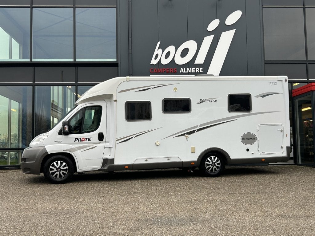Pilote Reference 730 met levelsysteem, Caravans en Kamperen, Campers, Fiat, Half-integraal, 7 tot 8 meter, Minder dan 3 maanden geleden