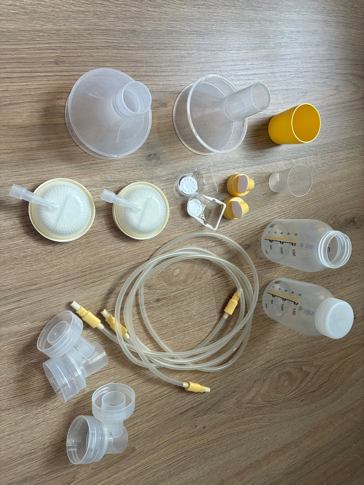Medela Symphony dubbele afkolfset, Ophalen, Gebruikt