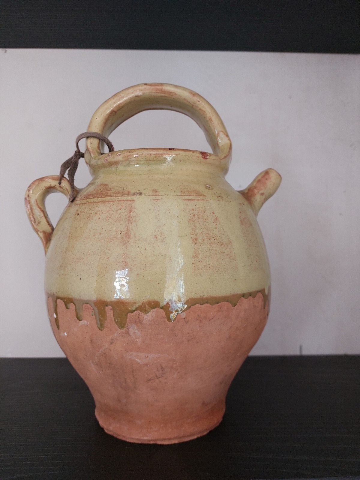 Antieke Franse Gargoulette - Water-/Wijnkruik (eind 1800), Ophalen of Verzenden