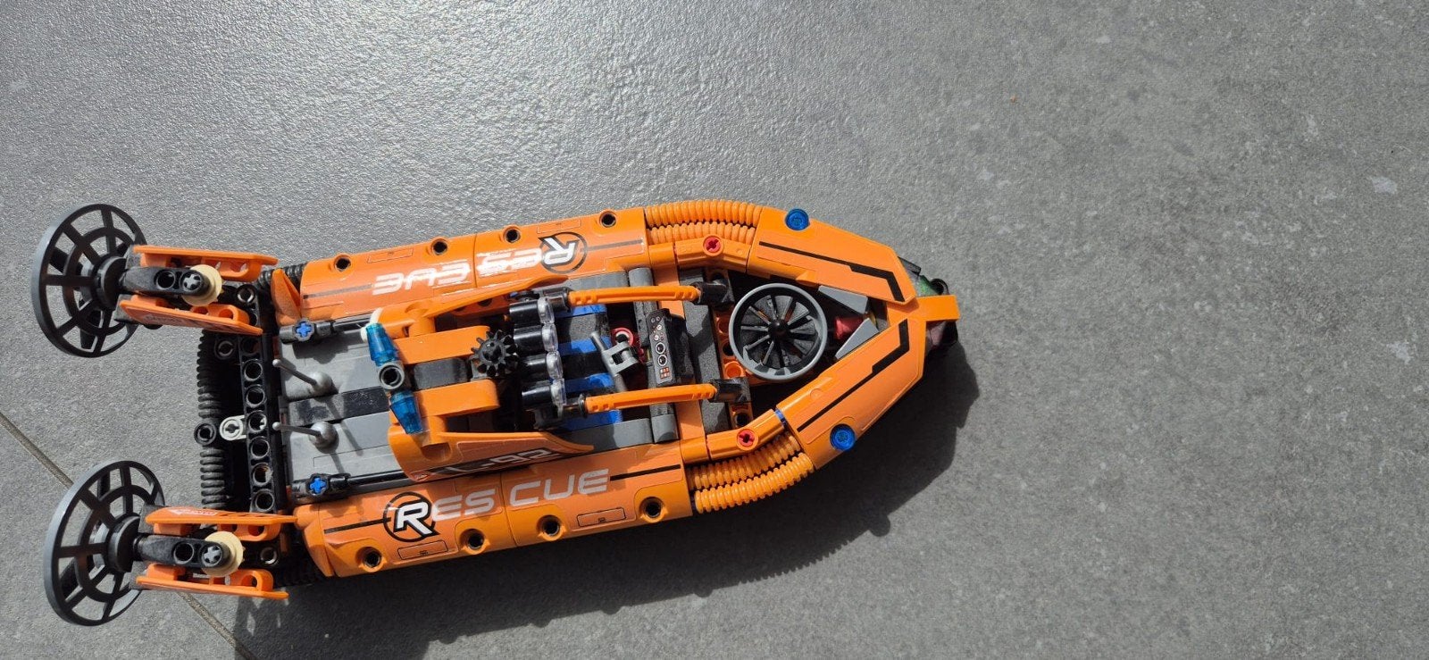 Lego technic, hoovercraft, Ophalen of Verzenden, Gebruikt, Complete set, Lego