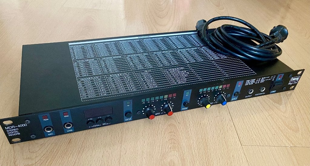 IMG Stage Line MDR-4000 Stereo Digital Reverb, Ophalen of Verzenden, Gebruikt, Reverb