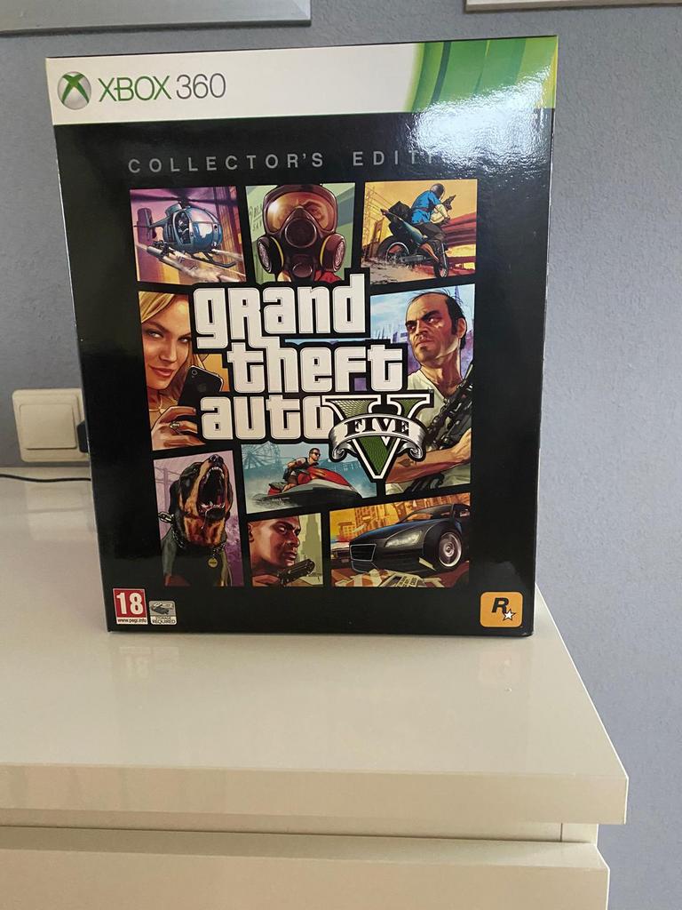 GTA V - Collector’s Edition - Xbox 360 - Gloednieuw, Avontuur en Actie, Online, Vanaf 18 jaar, 1 speler