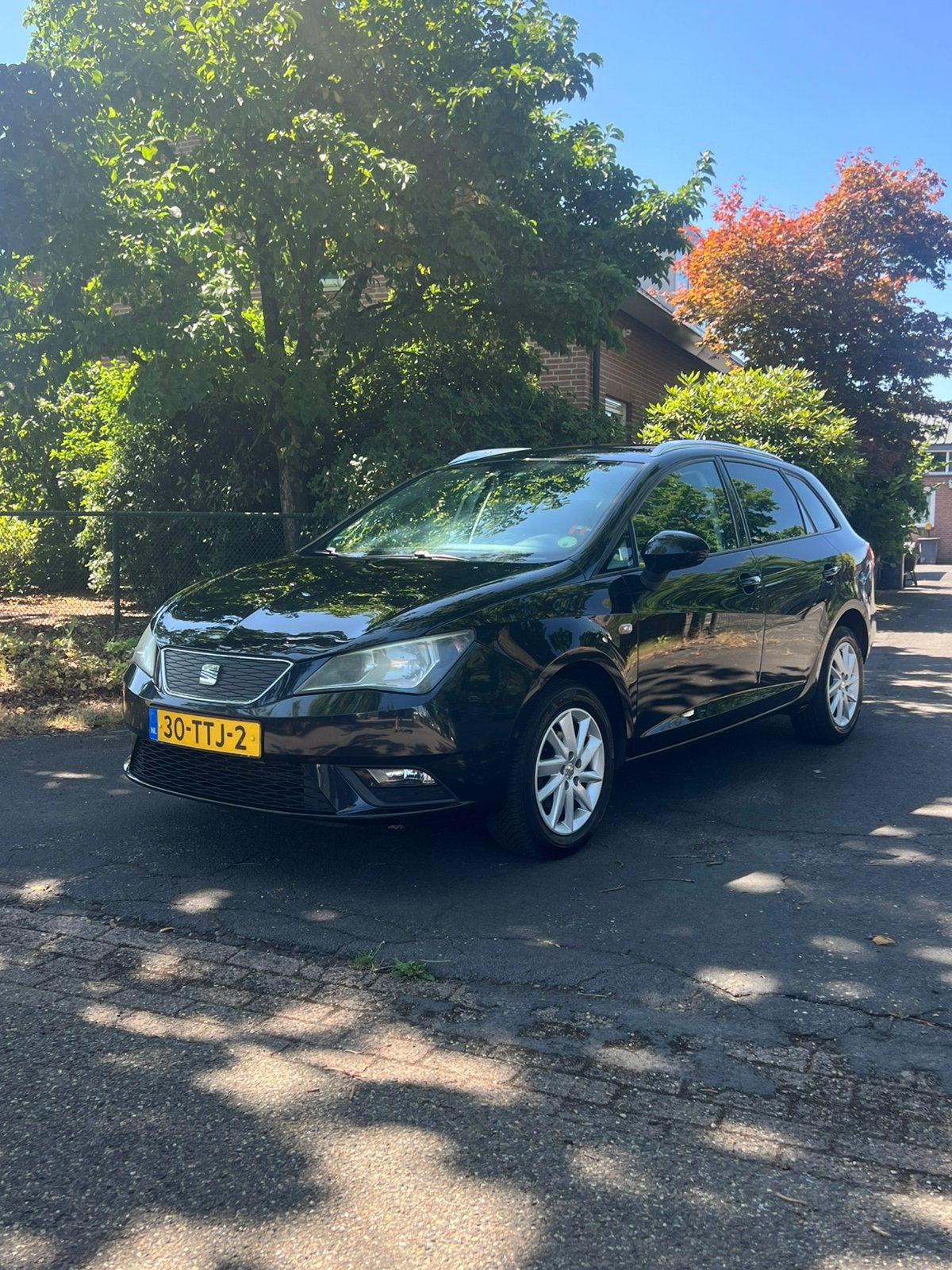 Seat Ibiza 1.2TDI 55KW Ecomotive ST 2012 Zwart, Auto's, Seat, Voorwielaandrijving, 74 pk, 1199 cc, Origineel Nederlands