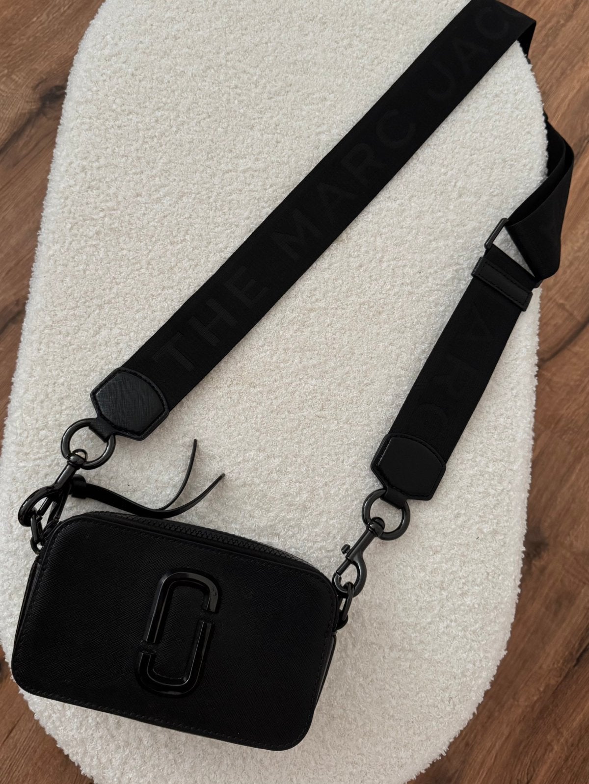 Marc Jacobs tas, Verzenden, Zo goed als nieuw, Zwart, Leer