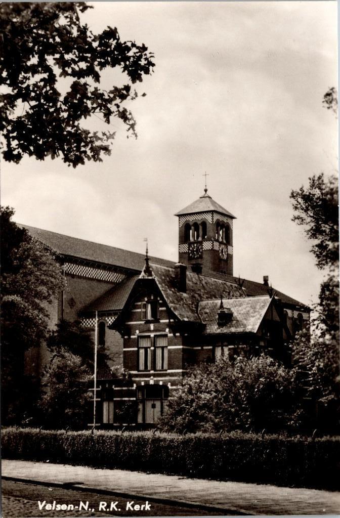 Velsen - R.K. Kerk Velsen-Noord, Verzenden, 1940 tot 1960, Ongelopen, Noord-Holland