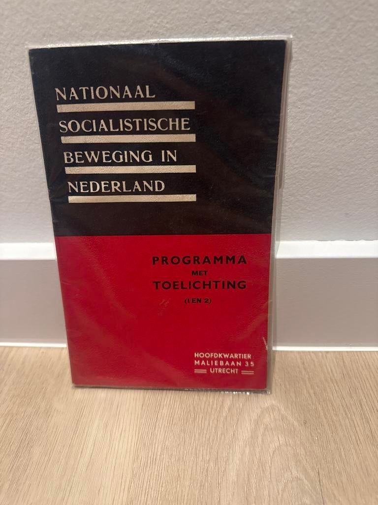 NSB Programma met Toelichting (1 en 2), Boeken, Politiek en Maatschappij, Gelezen, Politiek en Staatkunde, Nederland, Ophalen of Verzenden