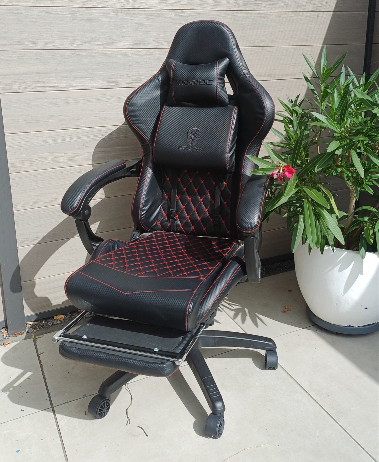 Dowinx Classic Leather LS6689 Gaming Bureaustoel Zwart, Zwart, Ophalen of Verzenden, Zo goed als nieuw, Bureaustoel