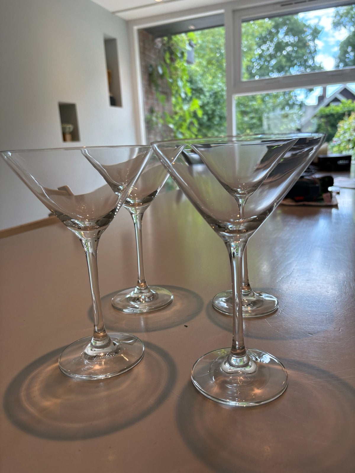 Schott Zwiesel Kristal Martini Glazen - Set van 4, Ophalen of Verzenden, Wit, Overige merken, Glas