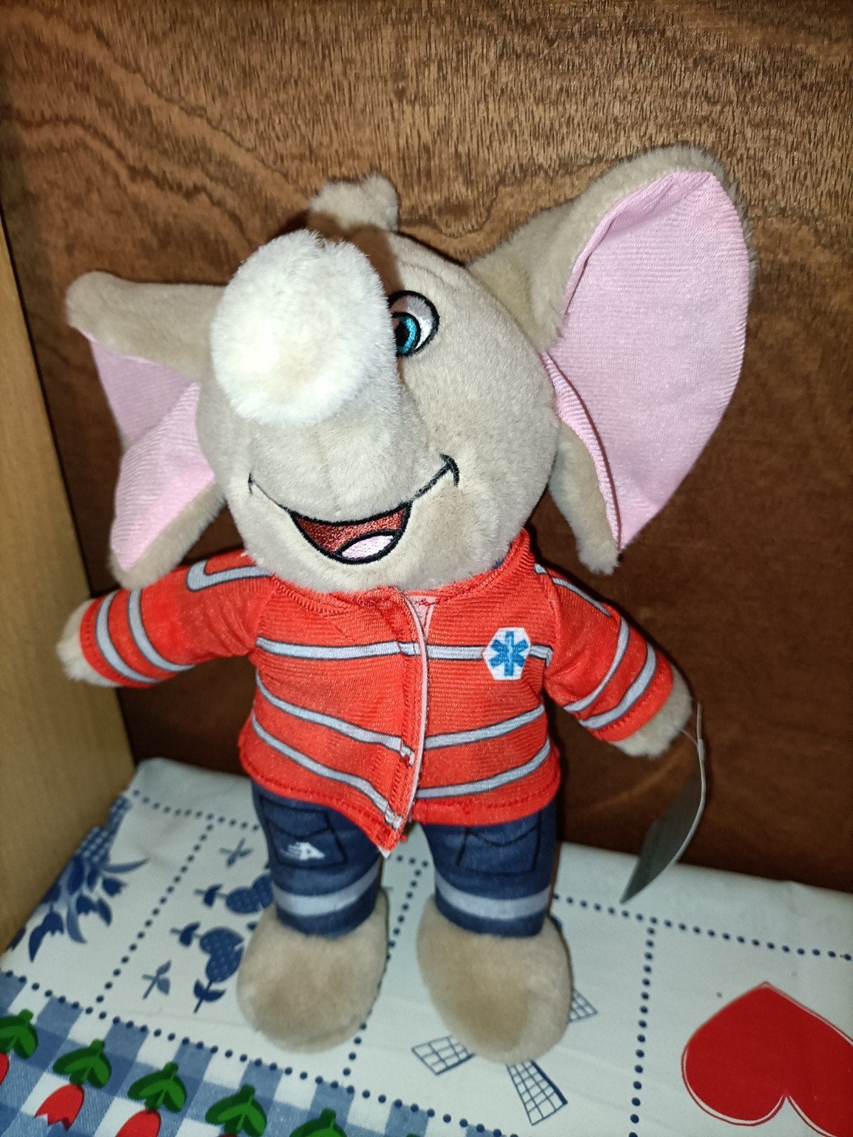 Olifant knuffel van Ambulance Amsterdam NIEUW met kaartje, Ophalen of Verzenden