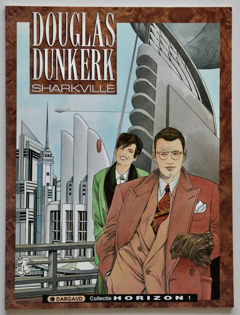 Douglas Dunkerk - Sharkville (1992), Eén stripboek, Ophalen of Verzenden, Zo goed als nieuw
