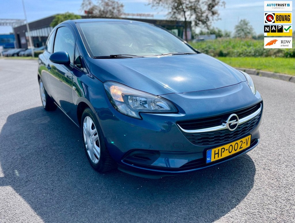 Opel Corsa 1.3 CDTI Business+ Aut, 3drs, Airco, Bluetooth, E, Auto's, Opel, Stof, Gebruikt, Euro 6, Blauw