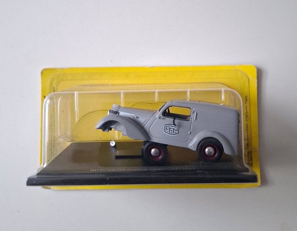 Hotchkiss Amilcar 1943 - DIORAMA model (?), Ophalen of Verzenden, Zo goed als nieuw, Auto, Overige merken